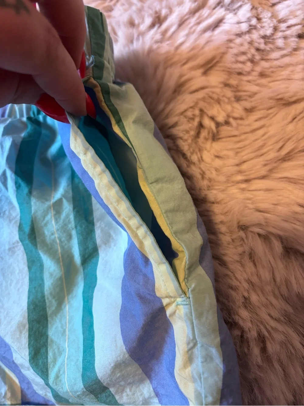 American Eagle Outfitters Multicolor Striped Lounge Shorts